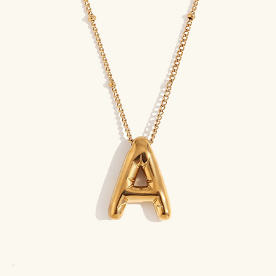 Airy Letter - Gold Initial Necklace