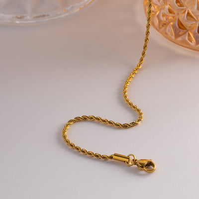 Aurelia Rope Gold Necklace