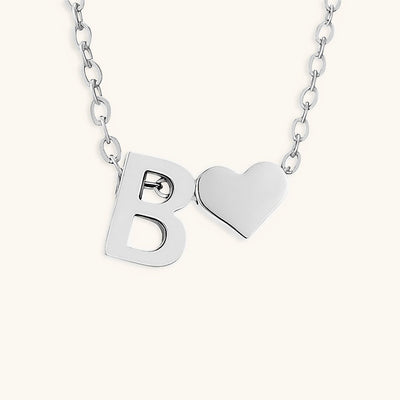 Heartfelt Initial - Gold Letter Necklace