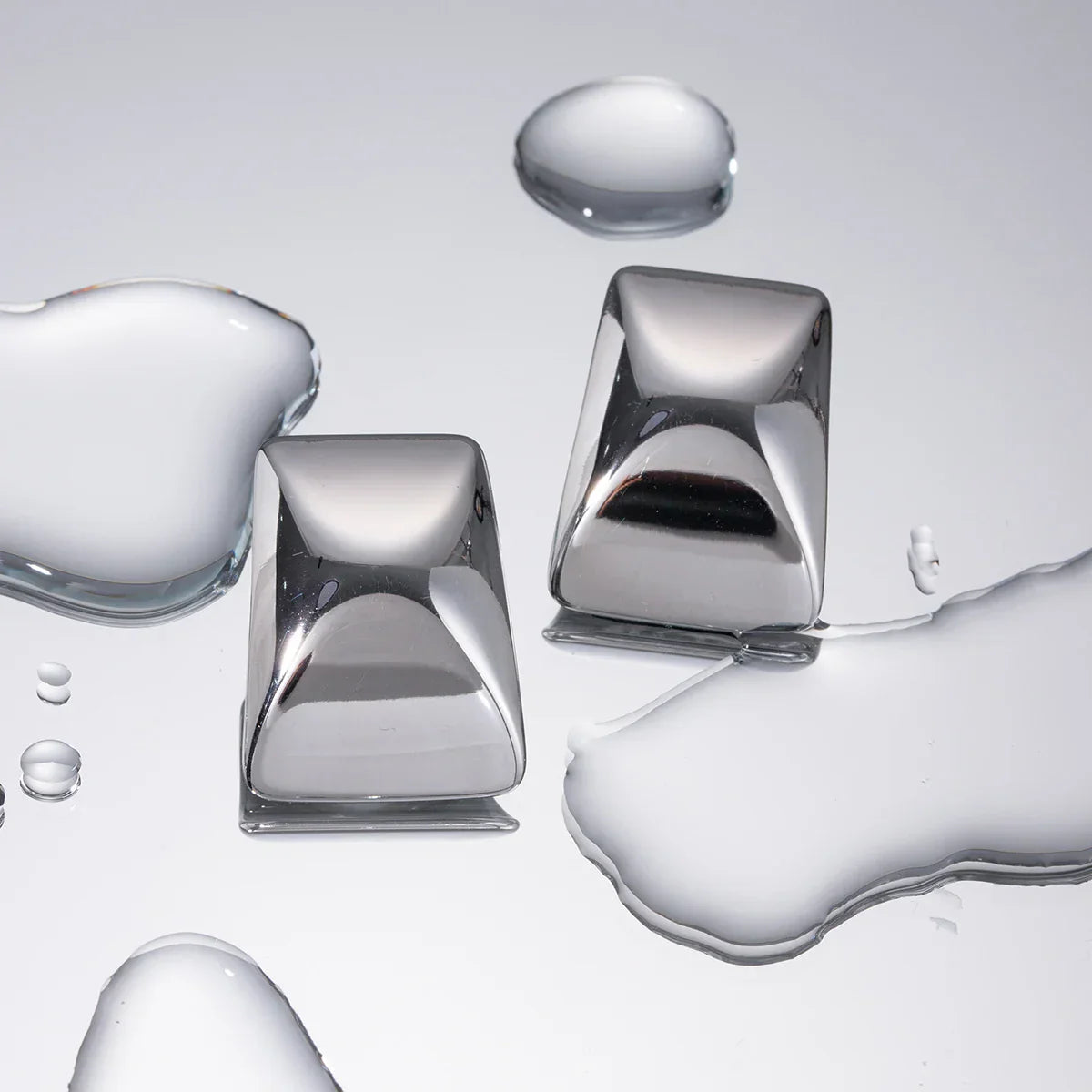 Bold Wave Sculpted Gold Earrings