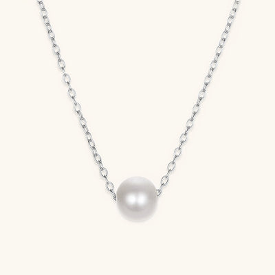 Celeste Gold Pearl Necklace