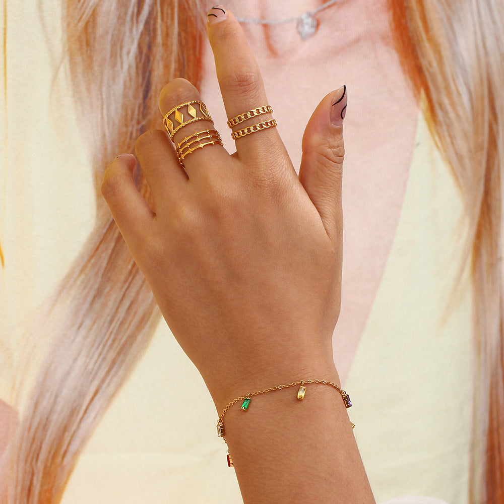 Celeste Multicolor Gemstone Bracelet