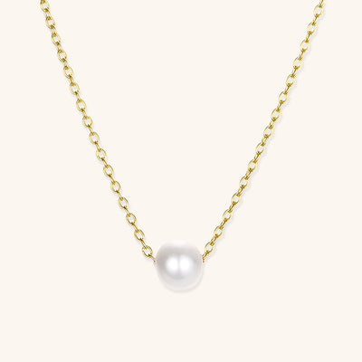 Celeste Single Pearl Necklace