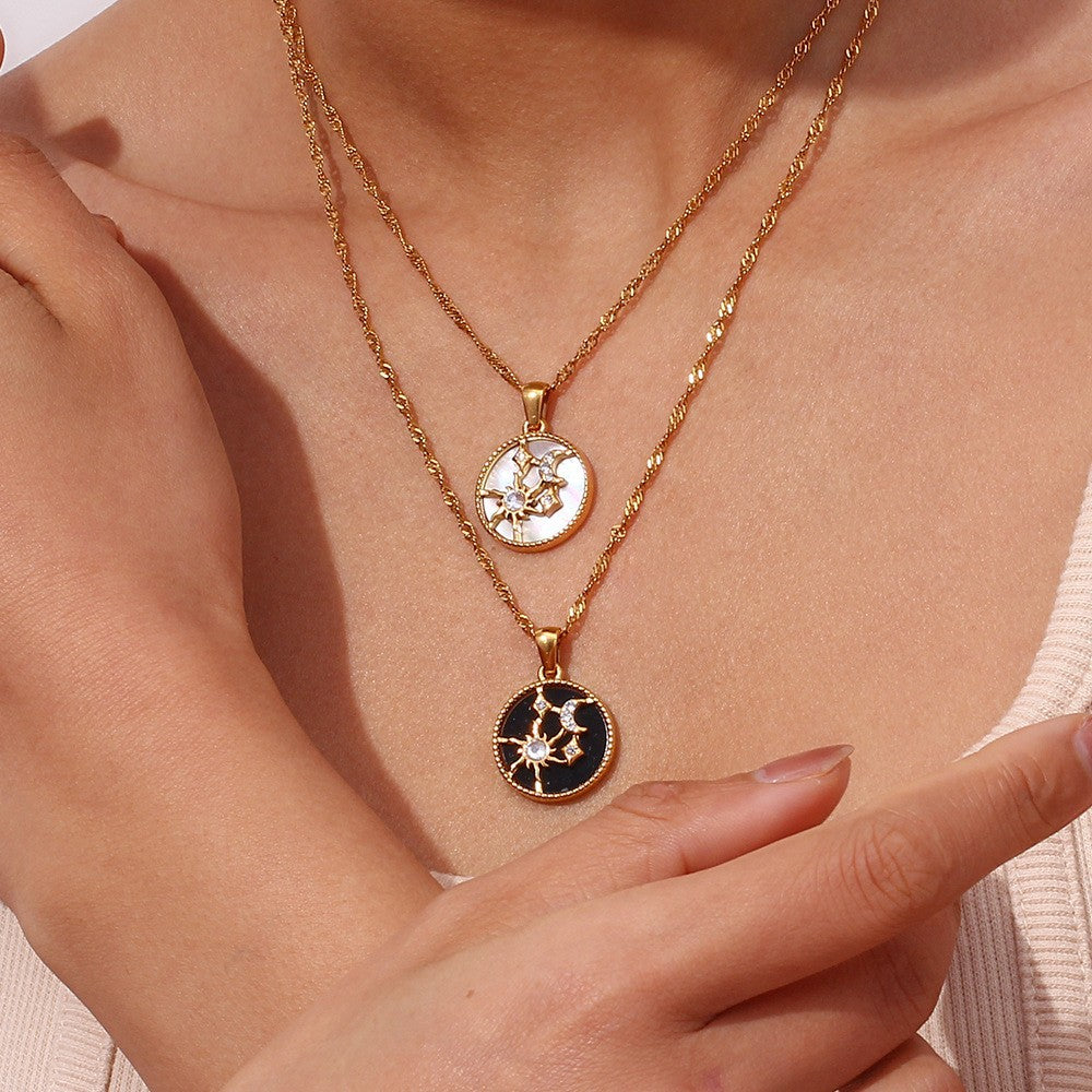 Celestia Sun & Moon Necklace