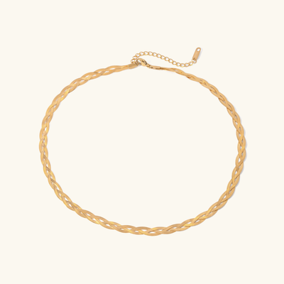 Corinna Twisted Gold Choker