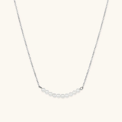 Emilia Pearl Bar Necklace