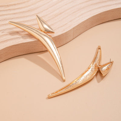 Nova Curve Sculptural Statement Earrings