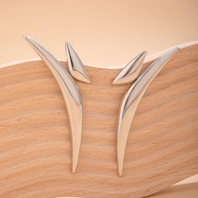 Nova Curve Sculptural Statement Earrings