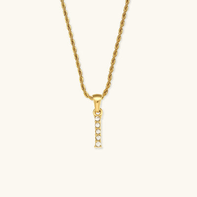 Celeste Initial Diamond Necklace