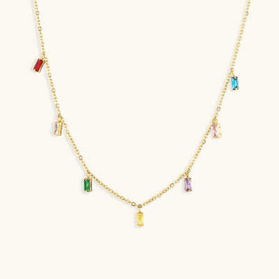 Josephine - Multicolored Gemstone Necklace