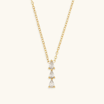Lira Teardrop - Diamond Necklace