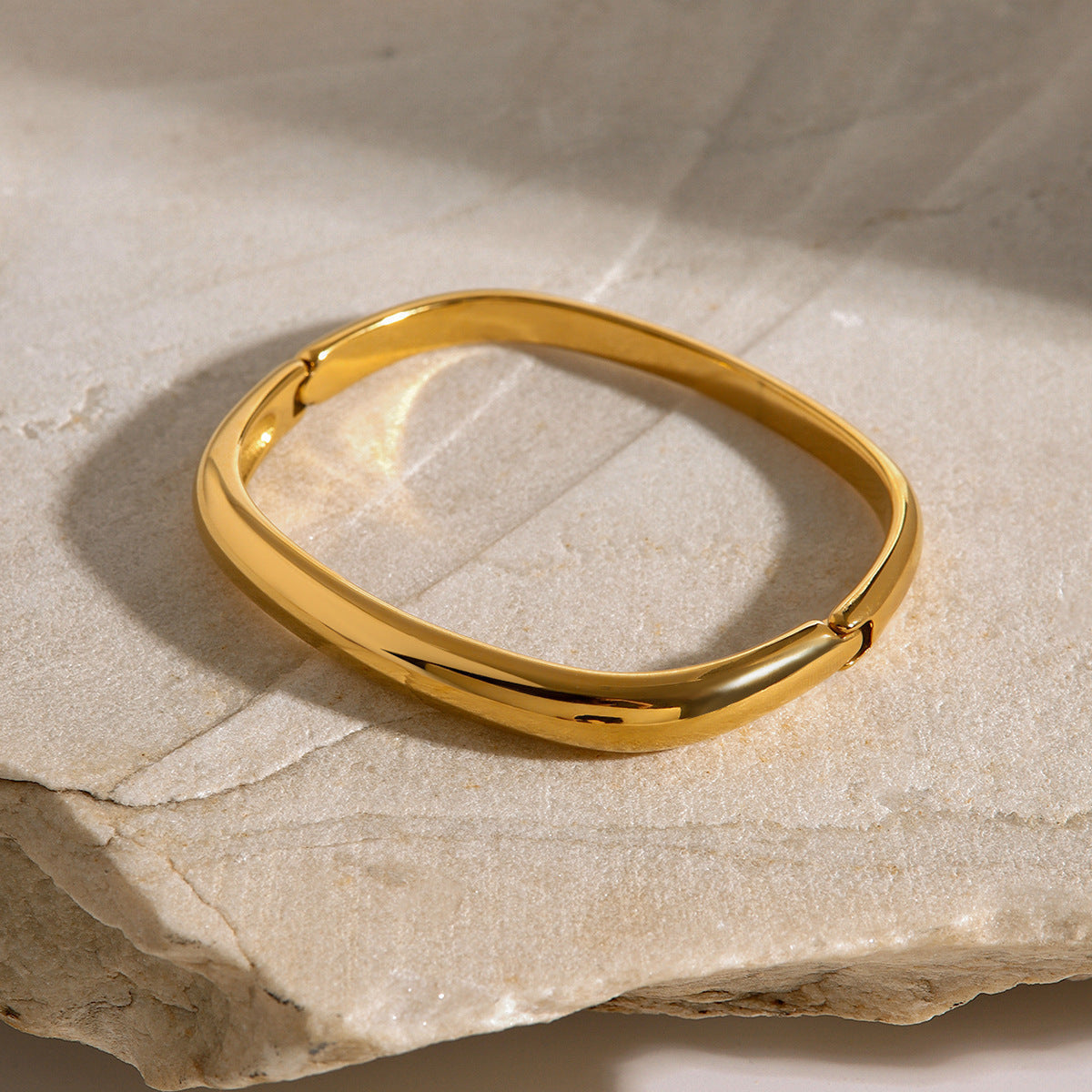 Lustrous Gold Bangle