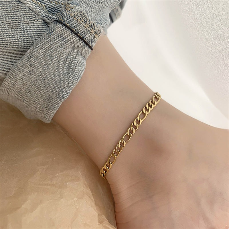 Luxe Chain Link Gold Anklet