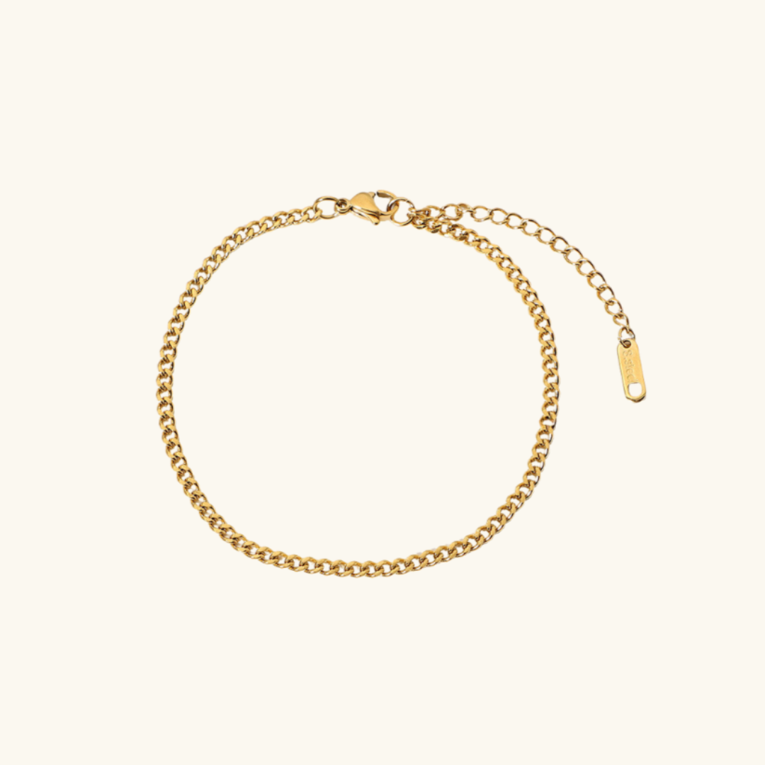 Luxe Cuban Link Gold Anklet