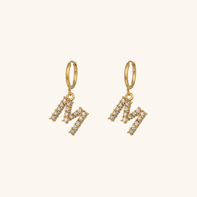 Aimee Initial Earrings