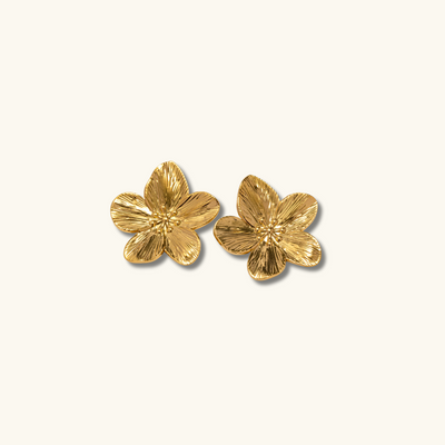 Marina Bloom Gold Flower Earrings