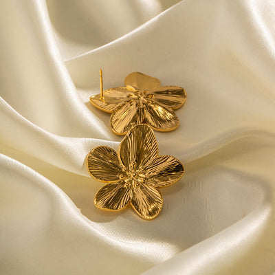Marina Bloom Gold Flower Earrings