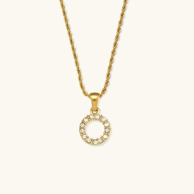 Celeste Initial Diamond Necklace
