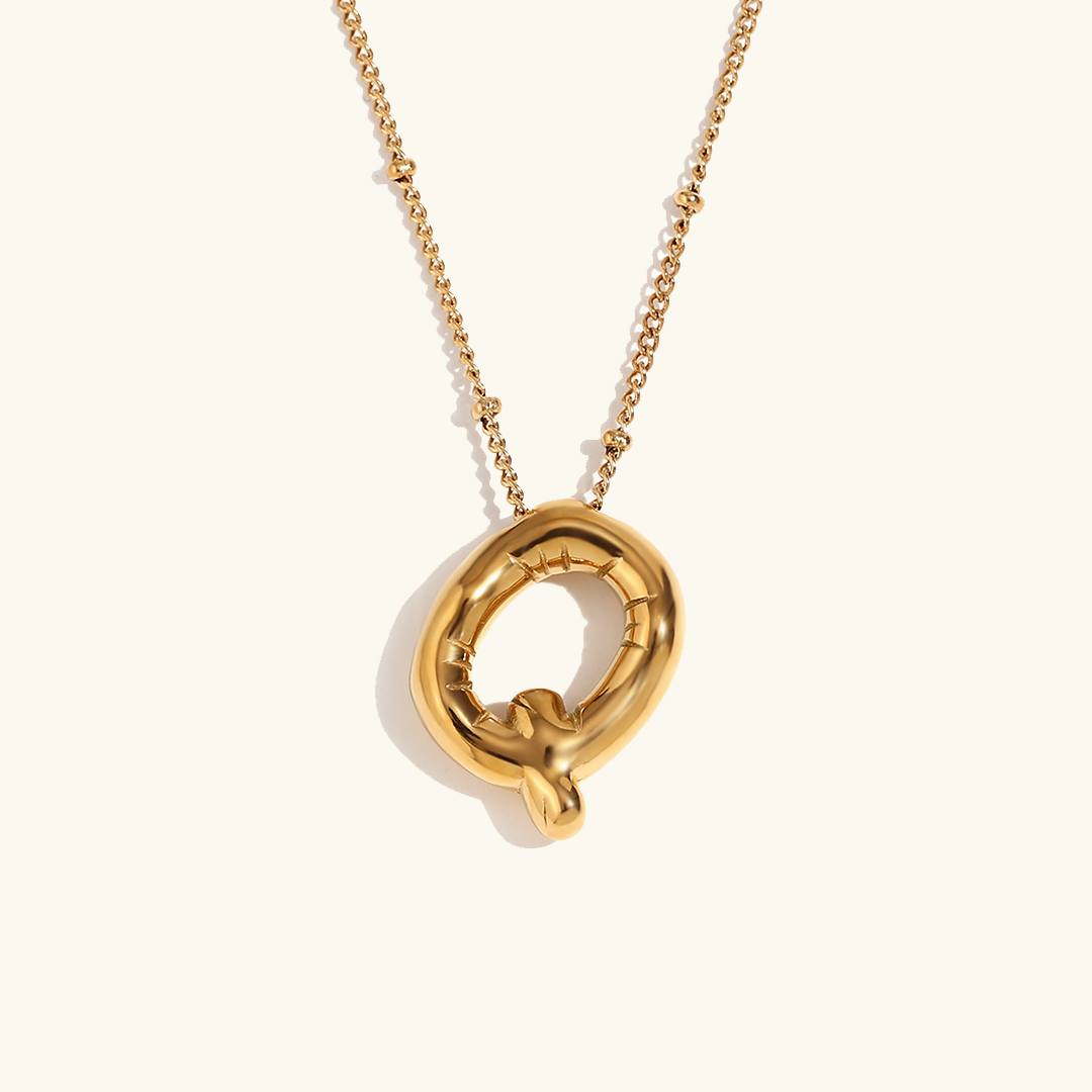 Airy Letter - Gold Initial Necklace
