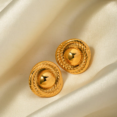 Renata Gold Rope Earrings