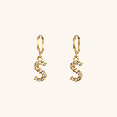 Aimee Initial Earrings