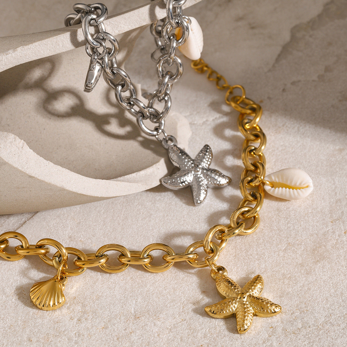 Seaside Charm Gold Bracelet