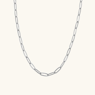 Siena Paperclip Gold Necklace