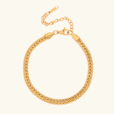 Sienna Woven Gold Bracelet