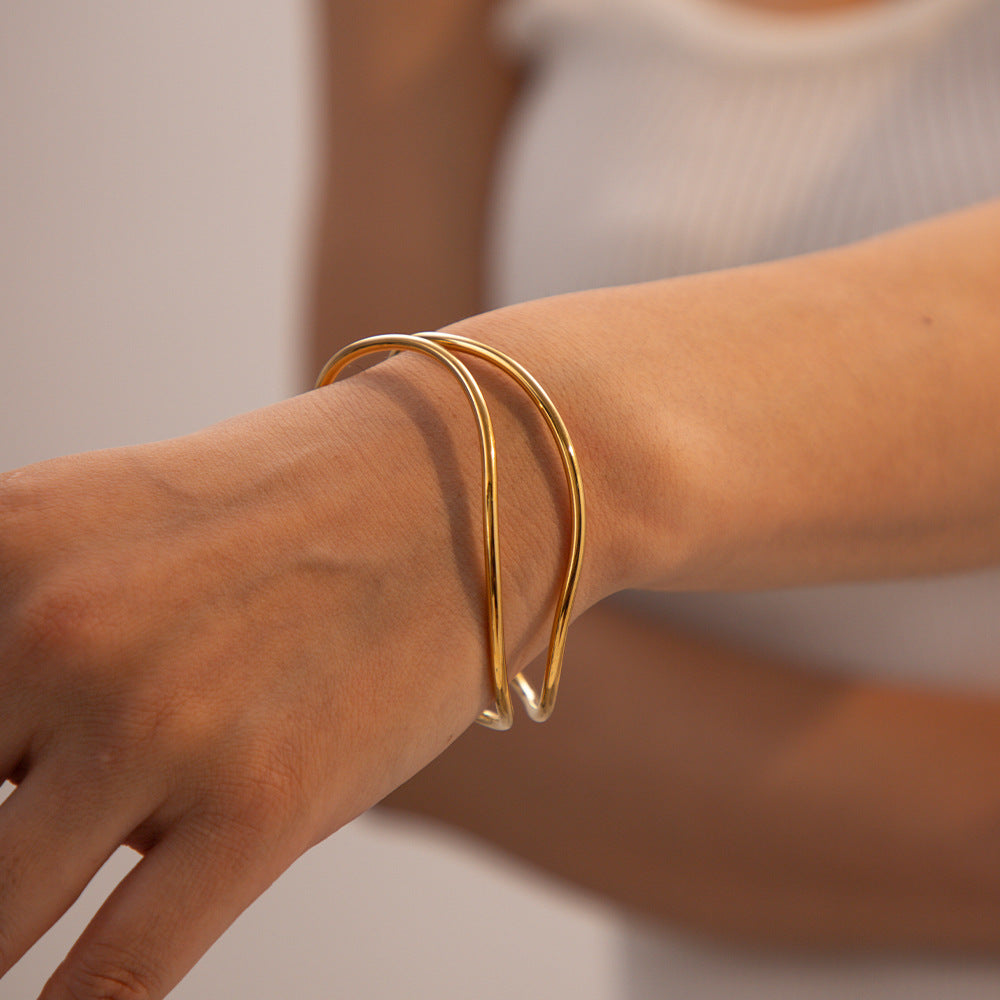 Sierra Gold Cuff Bracelet