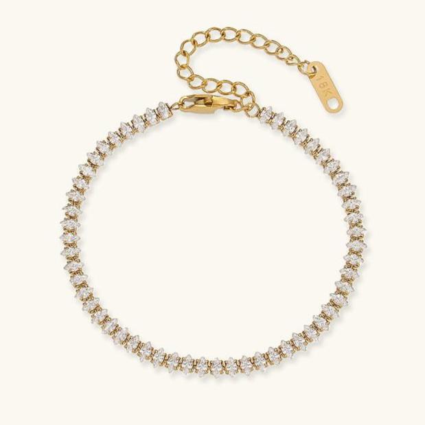 Stellar Diamond Tennis Bracelet