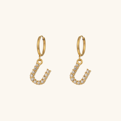 Aimee Initial Earrings