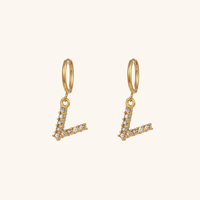 Aimee Initial Earrings