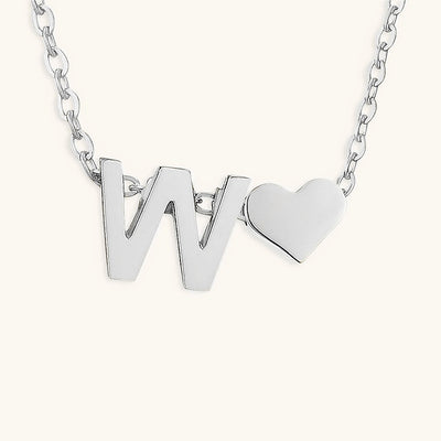 Heartfelt Initial - Gold Letter Necklace