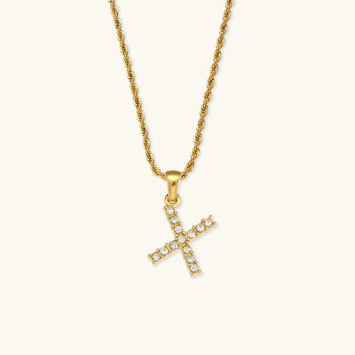 Celeste Initial Diamond Necklace