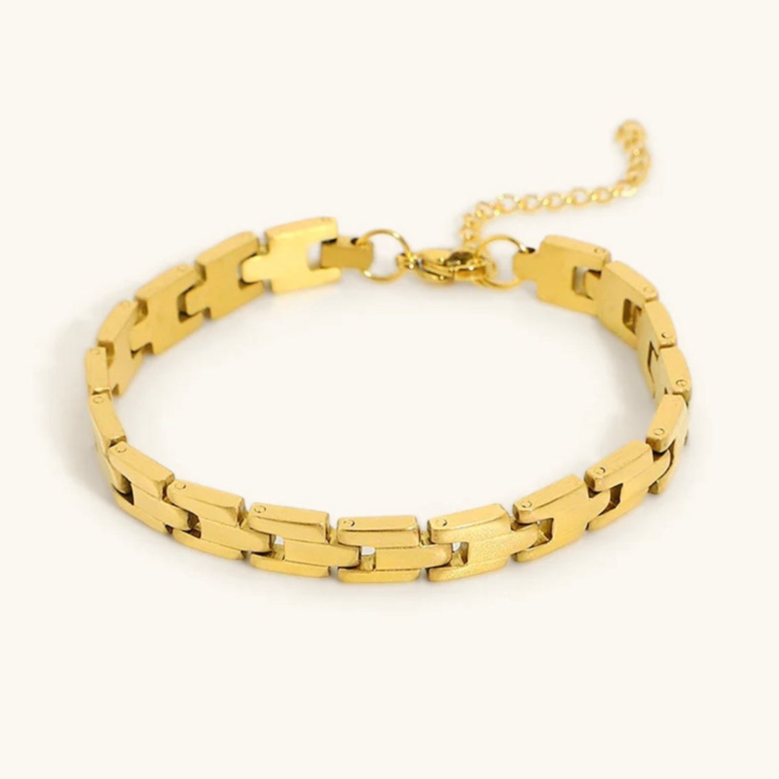 Zari Link Gold Bracelet